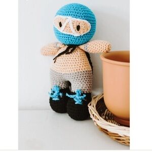 Kidnits Knitted Luchador Wrestler
